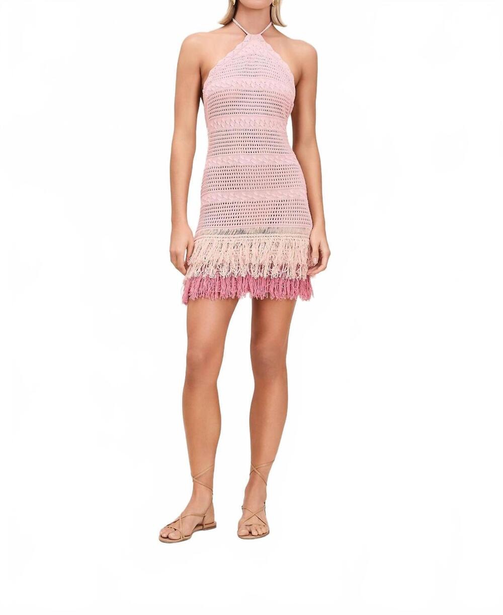 NEW DEVON WINDSOR rae dress in dragon fruit